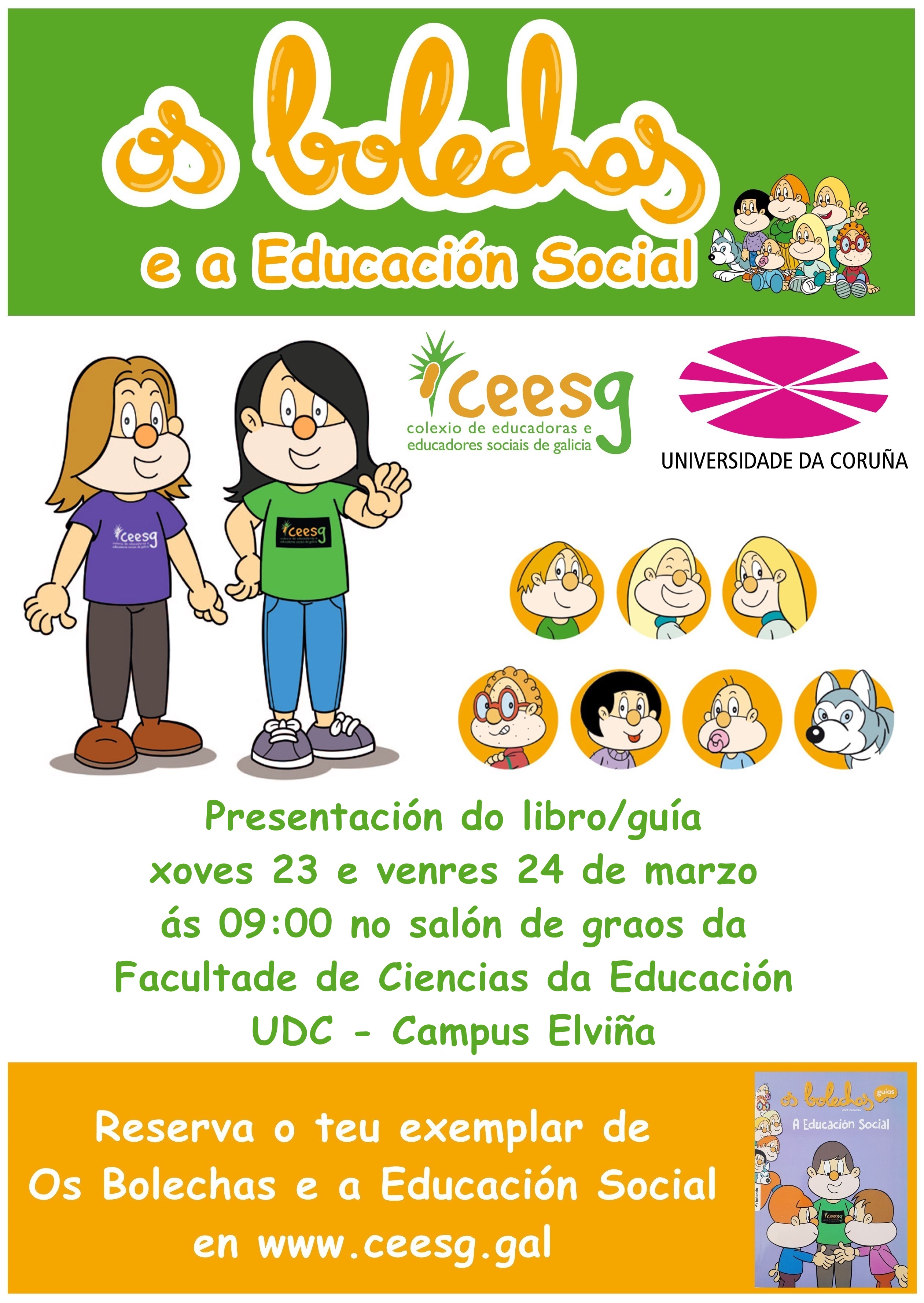 Presentación do libro ‘A Educación Social’ dos Bolechas na Coruña