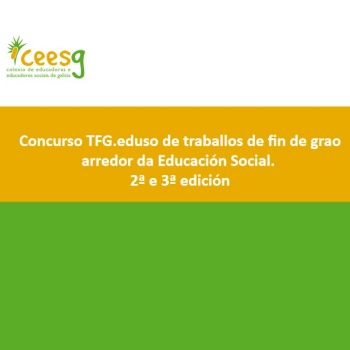 Concurso TFG.eduso de traballos de fin de grao arredor da Educación Social, 2ª e 3ª edición